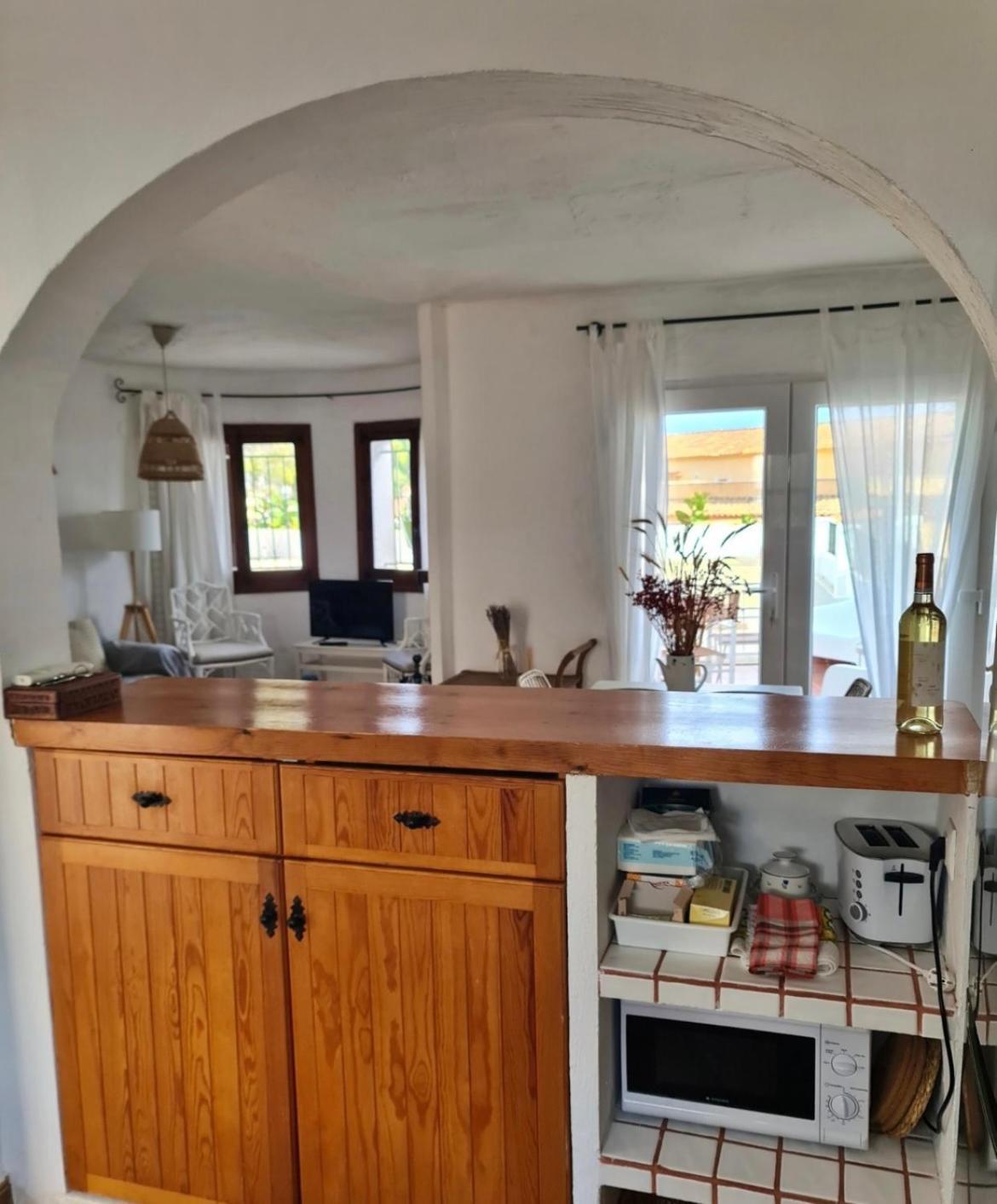 Bungalow With Seaviews In Moraira تيولادا المظهر الخارجي الصورة